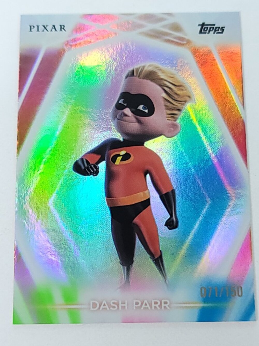 Dash Parr Topps 2026 Disney Neon Holo Parallel Refractor Limited 071/150